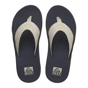 Reef Mens Fanning Flip Flop - Navy/Oak/Lime