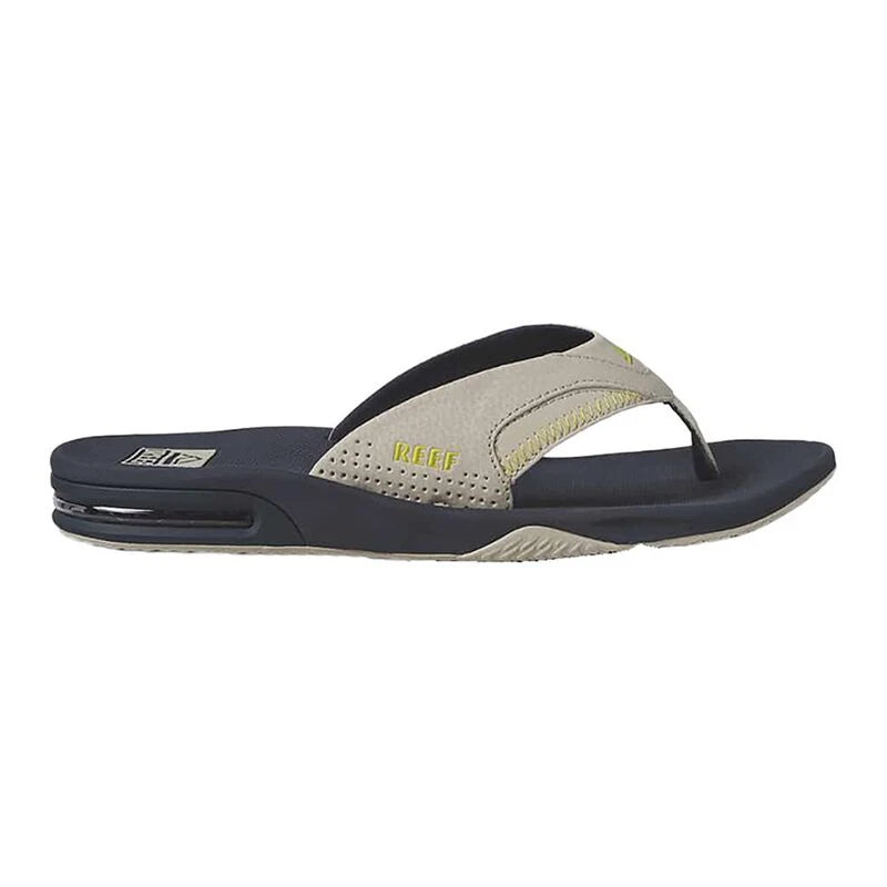Reef Mens Fanning Flip Flop - Navy/Oak/Lime