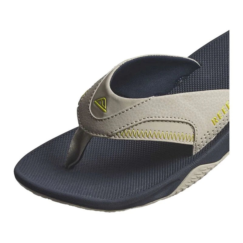 Reef Mens Fanning Flip Flop - Navy/Oak/Lime