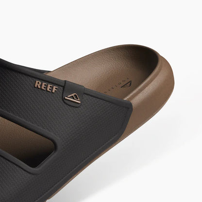 Reef Mens Oasis Double Up Sandal - Fossil/Black