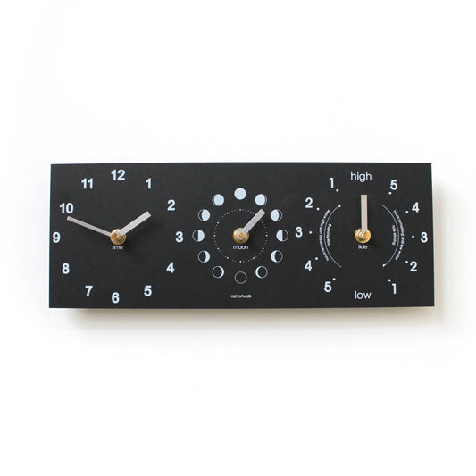 Tide, Moon Phase & Time Clock